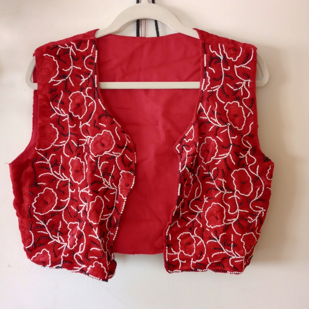 Beaded vest